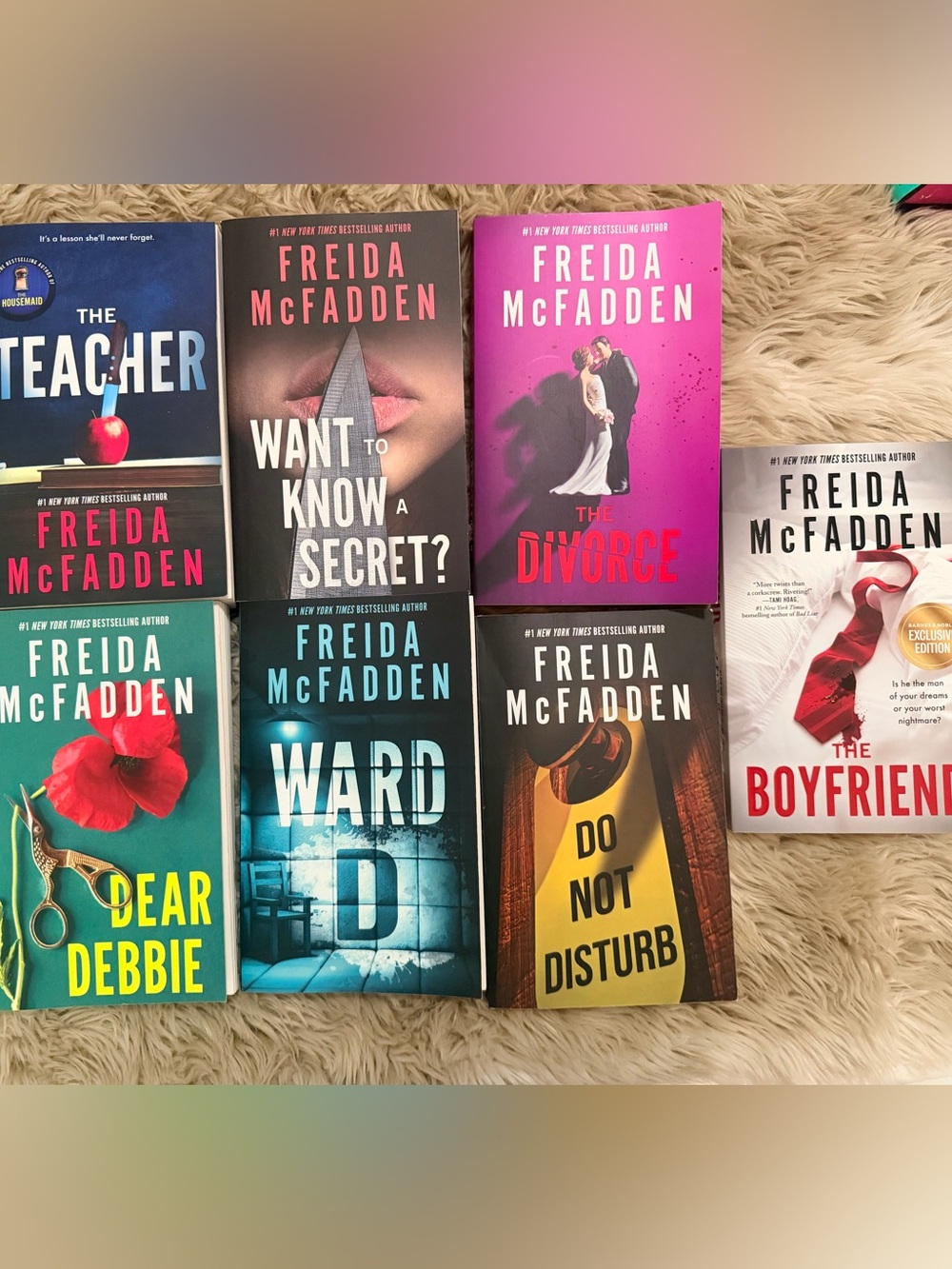 Freida McFadden Paperback Thriller Book Bundle of 7